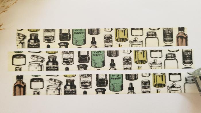 Washi Tape Flaschen